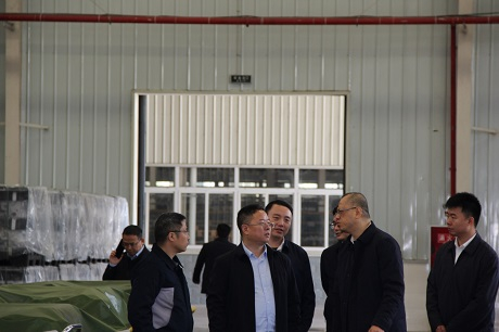杨明率队莅临绵阳恒峰g22公司调研指导事情